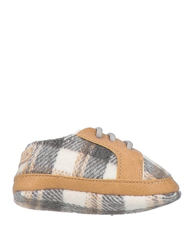 CARLO PIGNATELLI Newborn shoes Sand Textile fibers