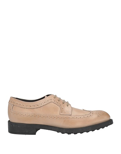 HOGAN Laced shoes Taupe Soft Leather
