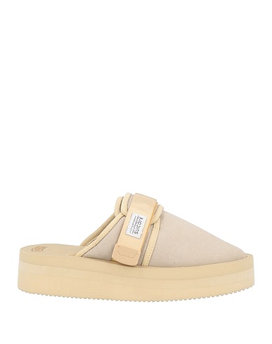 SUICOKE Mules and clogs Light grey Textile fibres