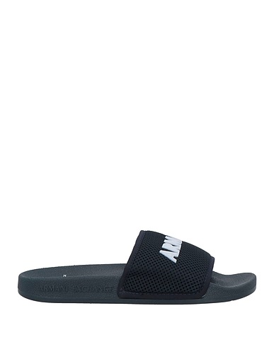 ARMANI EXCHANGE Sandals Midnight blue Textile fibres