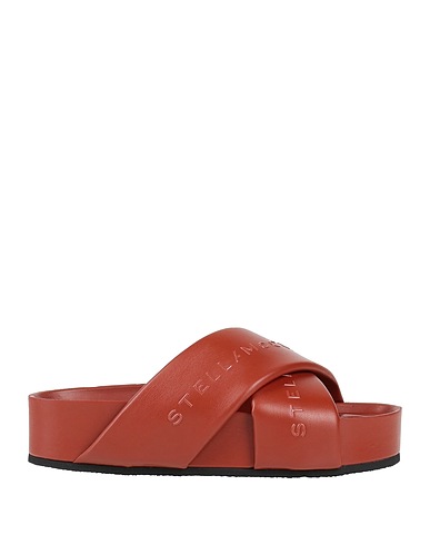 STELLA McCARTNEY Sandals Tan Textile fibres