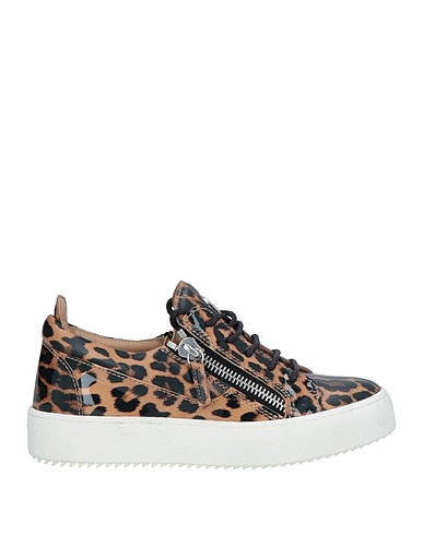 GIUSEPPE ZANOTTI Sneakers Camel Soft Leather
