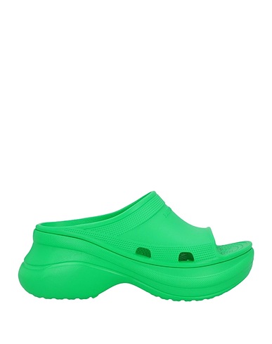 BALENCIAGA Mules and clogs Green Rubber