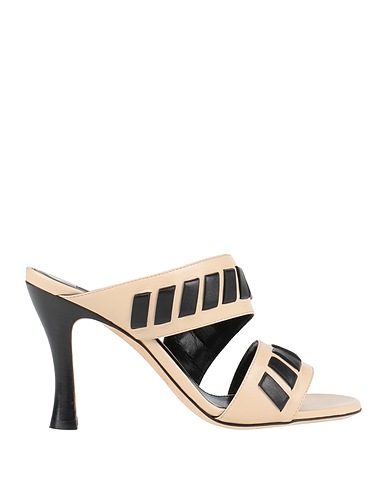 SERGIO ROSSI Sandals Beige Soft Leather