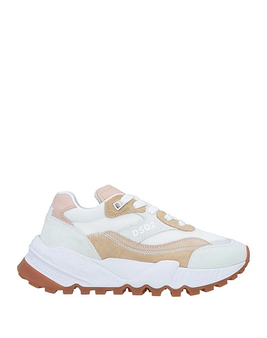 DSQUARED2 Sneakers Μπεζ Δέρμα, Ίνες υφασμάτων