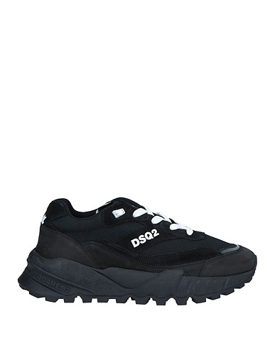 DSQUARED2 Sneakers Black Leather, Textile fibres