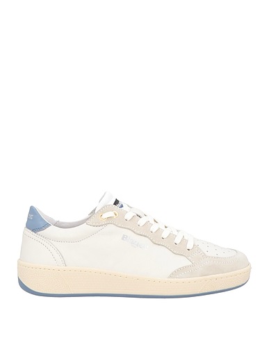 BLAUER. Sneakers Off white Soft Leather