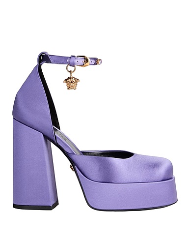 VERSACE Pump Mauve 72% Viscose, 28% Silk