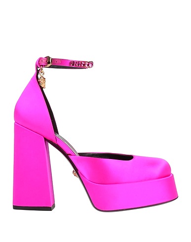 VERSACE Décolleté Fucsia 72% Viscosa, 28% Seta