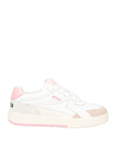 PALM ANGELS Sneakers White Leather, Textile fibres