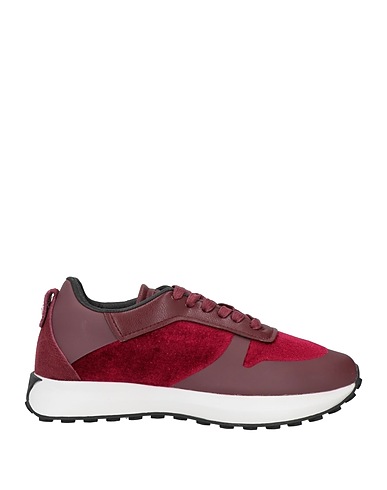 APEPAZZA Sneakers Burgundy Leather, Textile fibres, Other Fibres