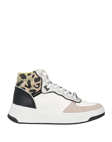 APEPAZZA Sneakers Weiß Leder, Gewebefasern