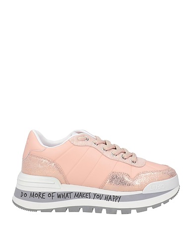 LIU •JO Sneakers Blush Soft Leather, Textile fibres