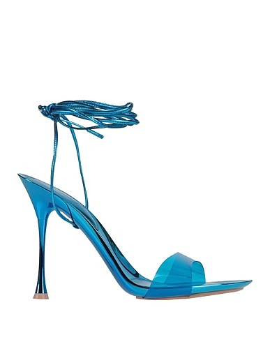 GIANVITO ROSSI Sandals Azure PVC - Polyvinyl chloride, Soft Leather