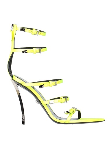 VERSACE Sandals Yellow Textile fibers
