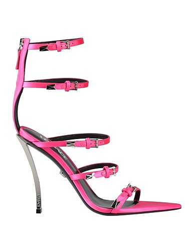 VERSACE Sandals Fuchsia Textile fibres
