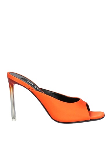SERGIO ROSSI Sandals Orange Textile fibers