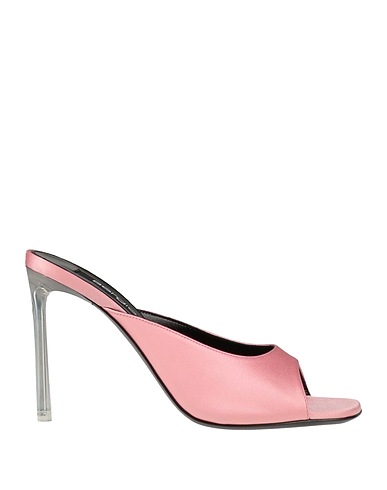 SERGIO ROSSI Sandals Pink Textile fibers