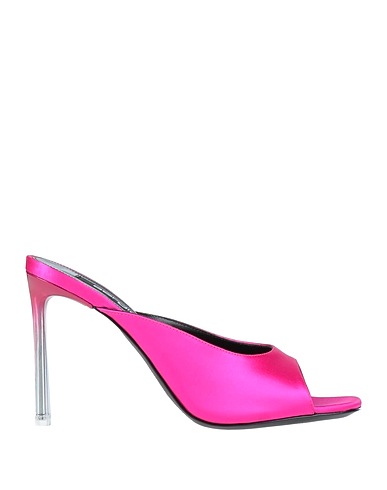 SERGIO ROSSI Sandals Fuchsia Textile fibers