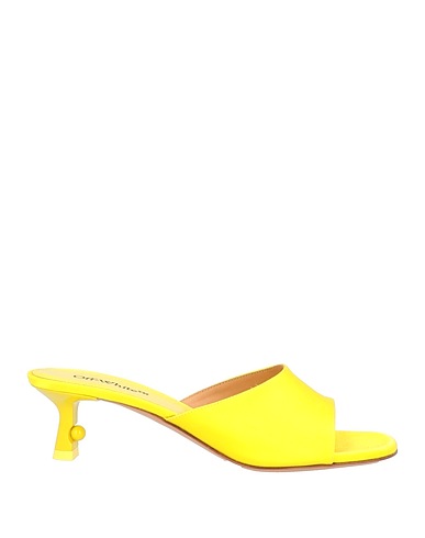 OFF-WHITE™ Sandals Yellow Textile fibers