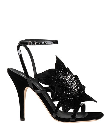 GIUSEPPE ZANOTTI Sandals Black Soft Leather