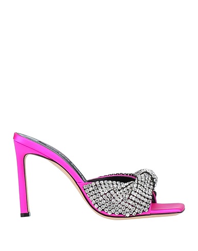 SERGIO ROSSI Sandals Fuchsia Textile fibers