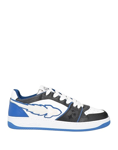 ENTERPRISE JAPAN Sneakers Blue Calfskin, Textile fibres