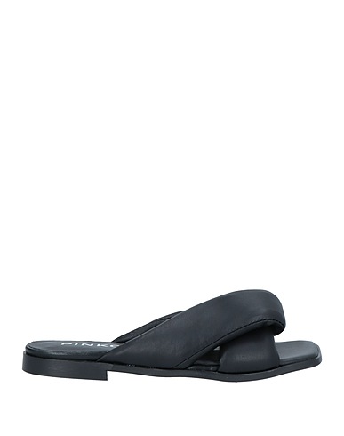 PINKO Sandals Black Soft Leather