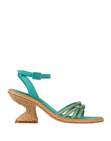 PALOMA BARCELÓ Espadrilles Turquoise Textile fibres