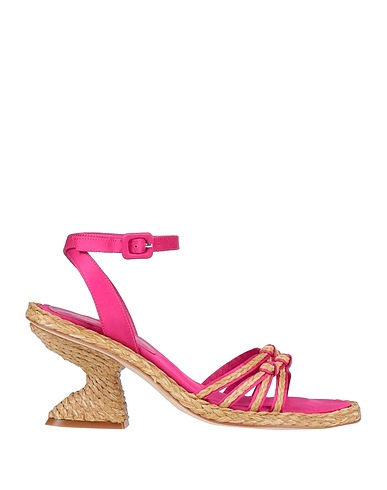 PALOMA BARCELÓ Espadrilles Magenta Textile fibres