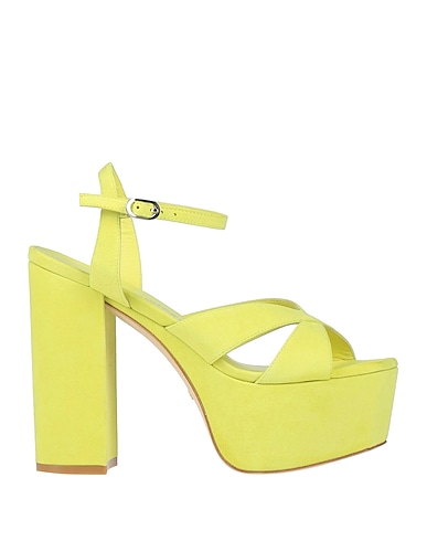 STUART WEITZMAN Sandals Lime green Leather