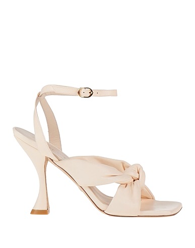 STUART WEITZMAN Sandals Ivory Soft Leather