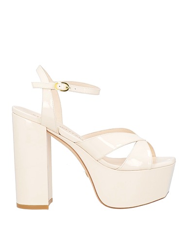 STUART WEITZMAN Sandals Cream Leather