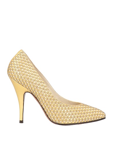 FERRAGAMO'S CREATIONS Court Gold Leather
