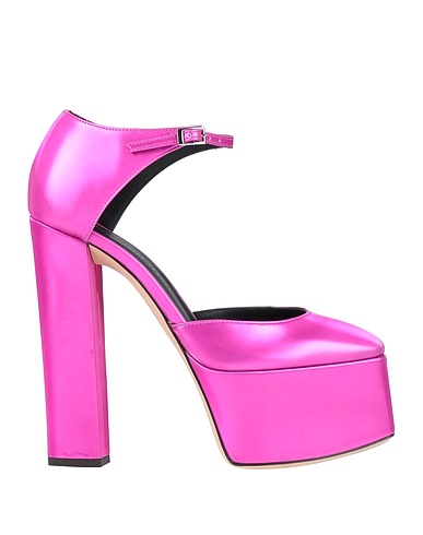 GIUSEPPE ZANOTTI Pump Fuchsia Textile fibers