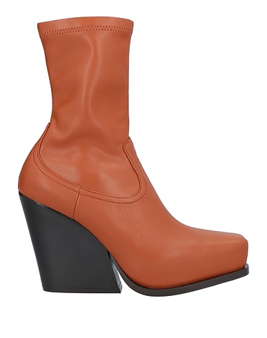 STELLA McCARTNEY Ankle boot Tan Textile fibers