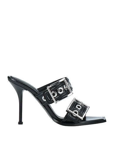 MCQUEEN Sandali Nero Pelle