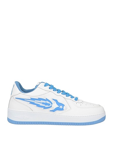 ENTERPRISE JAPAN Sneakers White Calfskin, Textile fibers