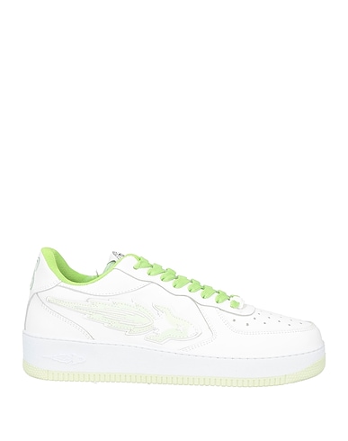 ENTERPRISE JAPAN Sneakers Light green Calfskin, Textile fibres