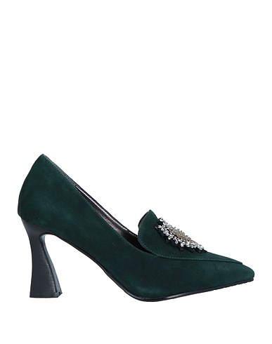 TOSCA BLU Loafers Dark green Leather