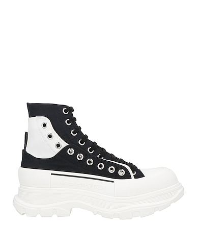 MCQUEEN Sneakers Black Textile fibers
