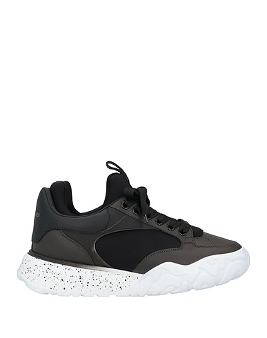 MCQUEEN Sneakers Black Textile fibres