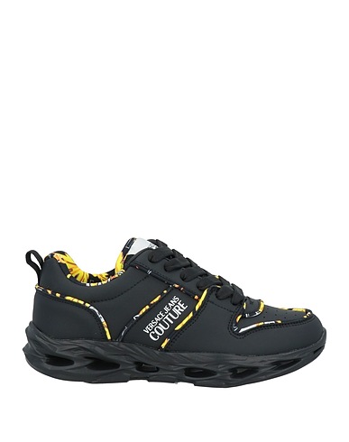 VERSACE JEANS COUTURE Sneakers Schwarz Leder, Gewebefasern