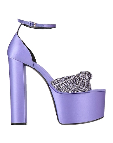 EVANGELIE SMYRNIOTAKI x SERGIO ROSSI Sandals Textile fibres