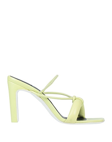 KALLISTÈ Sandals Light green Soft Leather