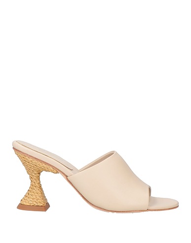 PALOMA BARCELÓ Sandals Beige Leather