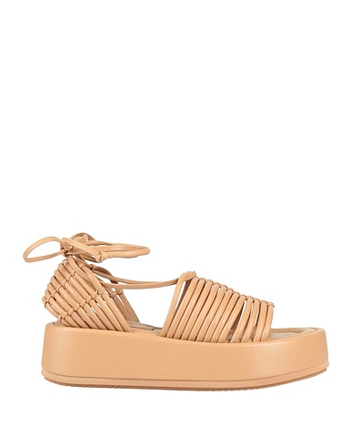 PALOMA BARCELÓ Sandals Camel Leather