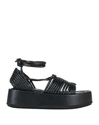 PALOMA BARCELÓ Sandali Nero Pelle