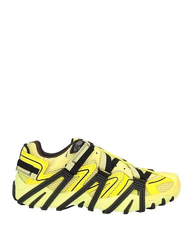 DIESEL Sneakers Verde lime Pelle di bovino, Poliestere, Poliuretano