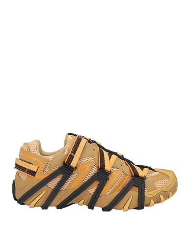 DIESEL Sneakers Mustard Bovine leather, Polyester, Polyurethane